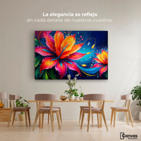 Cuadros Decorativos Canvas Revolution | Flor Aurea Viva | Montaje4