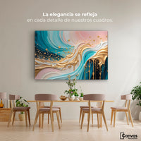 Cuadros Decorativos Canvas Revolution | Fragmentos Liquidos | Montaje4
