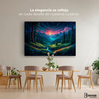 Cuadros Decorativos Canvas Revolution | Hermoso Atardecer | Montaje4