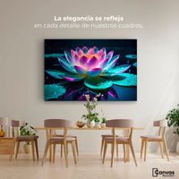Cuadros Decorativos Canvas Revolution | Loto Brillo Divino | Montaje4