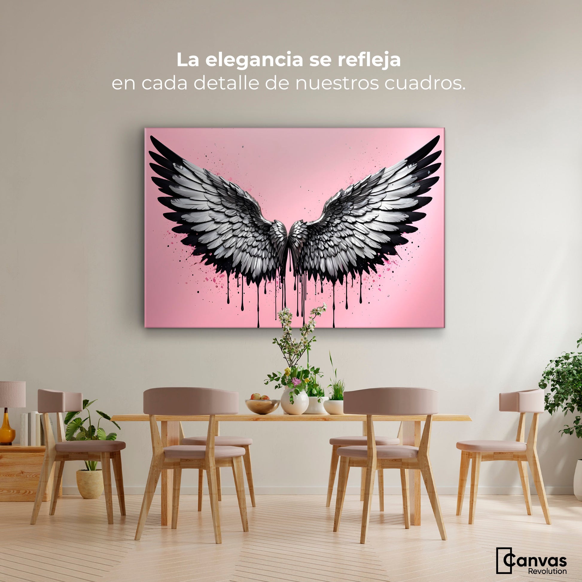 Cuadros Decorativos Canvas Revolution | Luz De Angeles | Montaje4