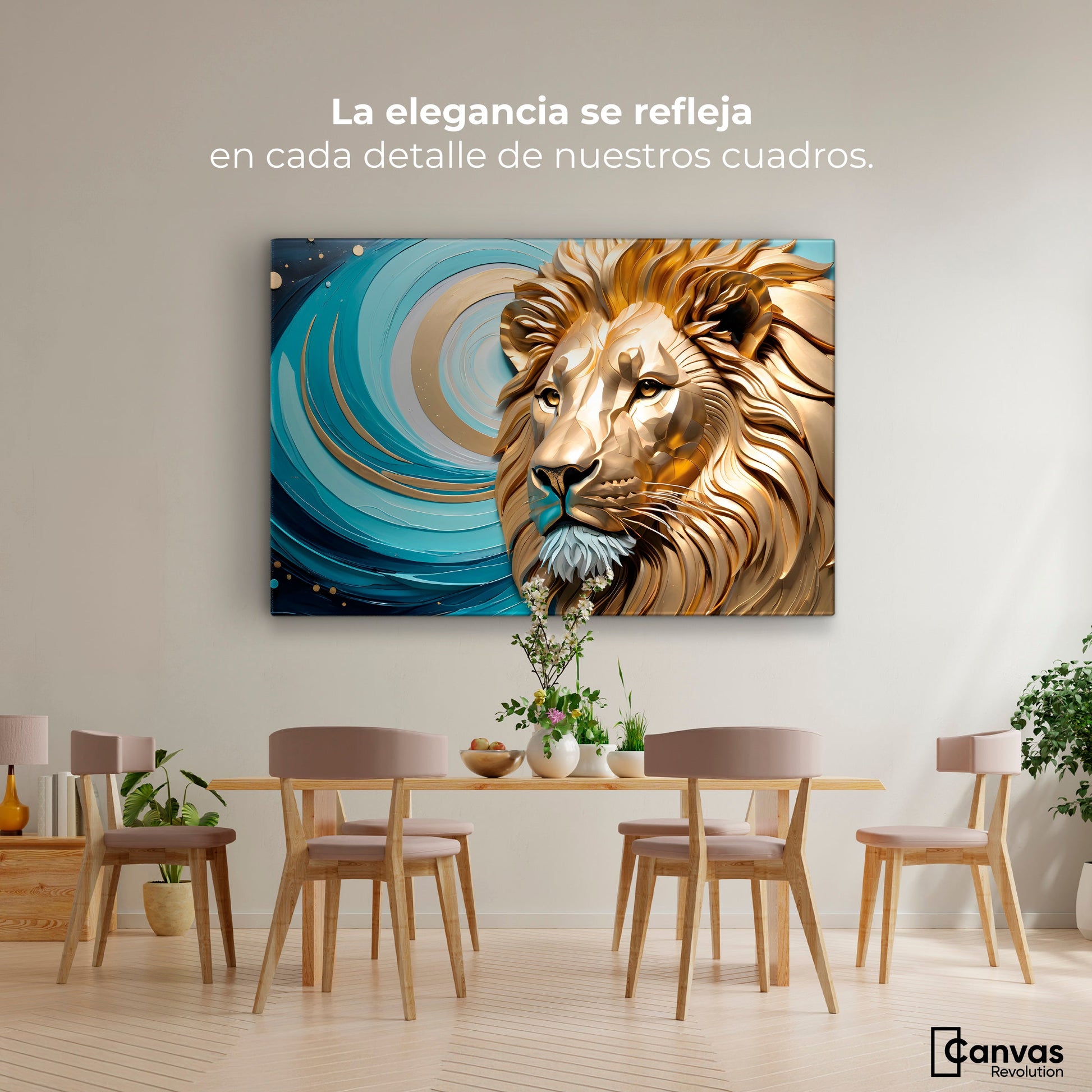 Cuadros Decorativos Canvas Revolution | Majestad Salvaje | Montaje4