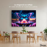 Cuadros Decorativos Canvas Revolution | Mariposa Encantada | Montaje4