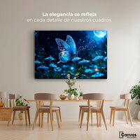 Cuadros Decorativos Canvas Revolution | Mariposa Y Rocio | Montaje4