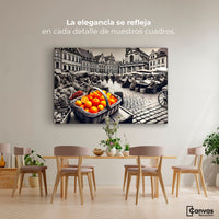 Cuadros Decorativos Canvas Revolution | Mercado Naranja | Montaje4