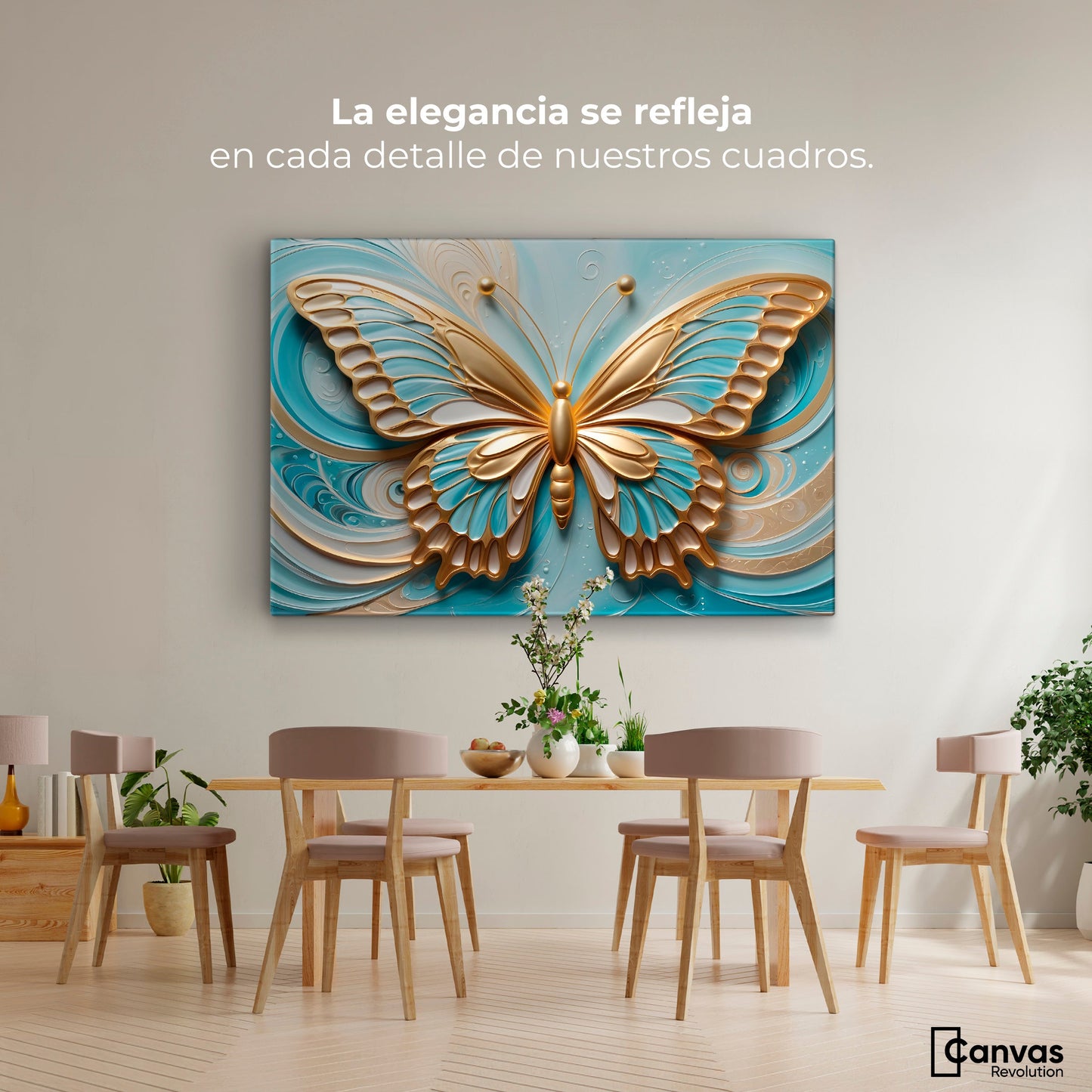 Cuadros Decorativos Canvas Revolution | Metamorfosis Pura | Montaje4