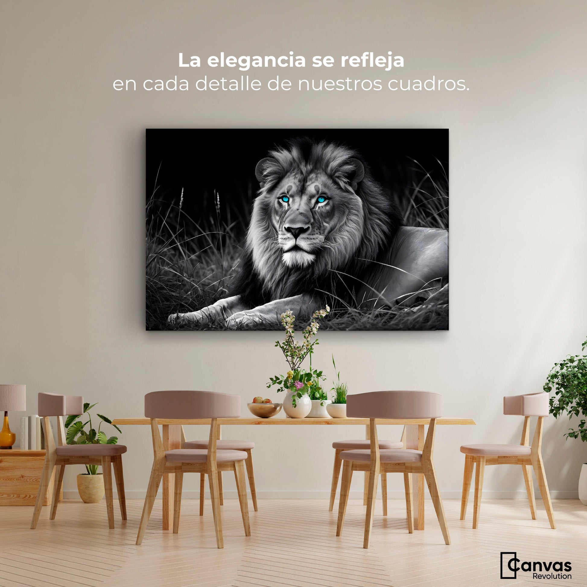 Cuadros Decorativos Canvas Revolution | Mirada Real | Montaje4