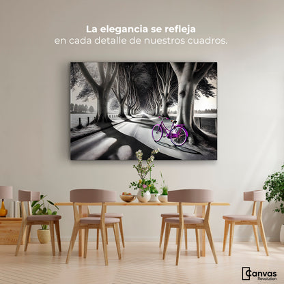 Cuadros Decorativos Canvas Revolution | Morado Natural | Montaje4