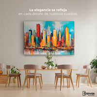 Cuadros Decorativos Canvas Revolution | New York Colors | Montaje4