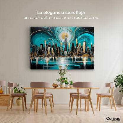 Cuadros Decorativos Canvas Revolution | Nueva York Brilla | Montaje4