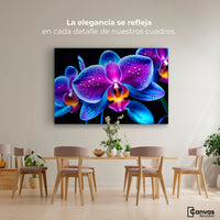 Cuadros Decorativos Canvas Revolution | Orquidea Radiante | Montaje4