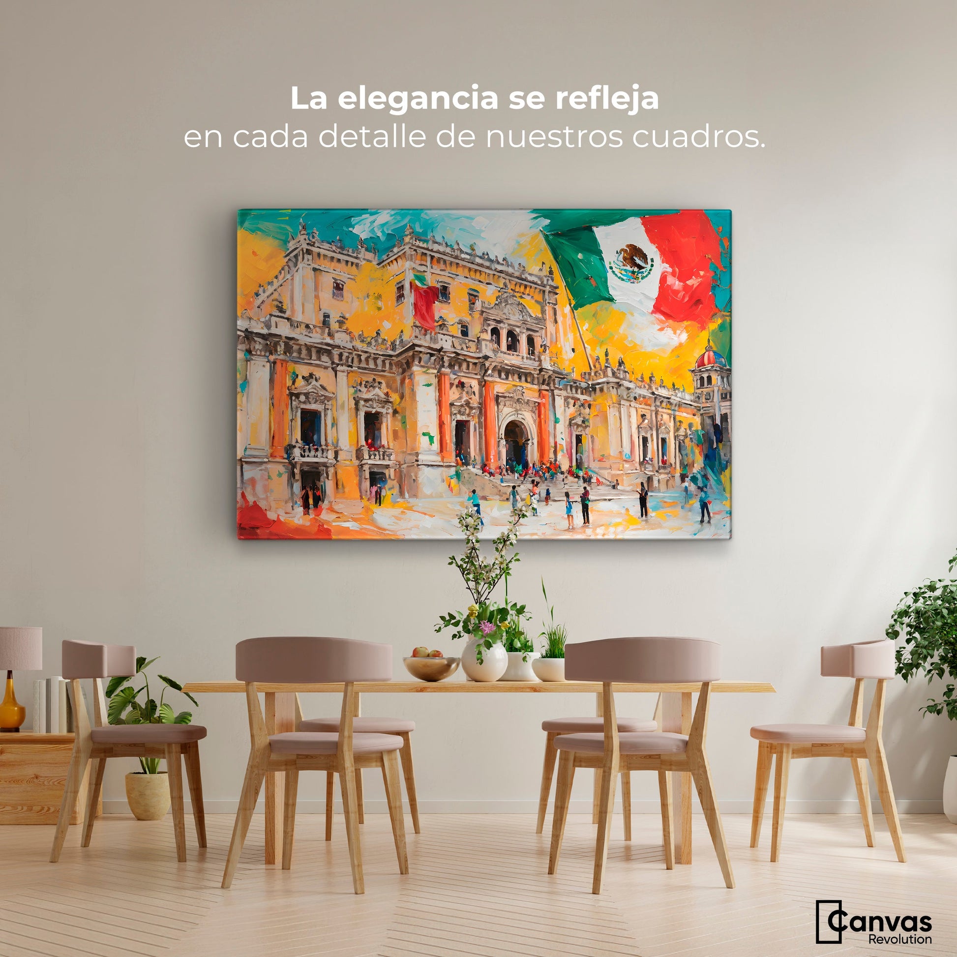 Cuadros Decorativos Canvas Revolution | Palacio Nacional | Montaje4