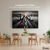 Cuadros Decorativos Canvas Revolution | Petalos De Muelle | Montaje4