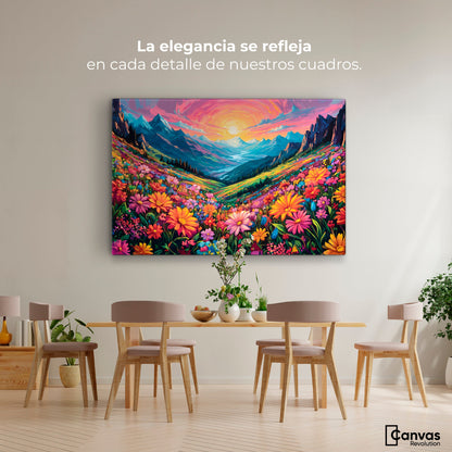Cuadros Decorativos Canvas Revolution | Pradera Colores | Montaje4
