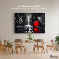Cuadros Decorativos Canvas Revolution | Rojo Al Viento | Montaje4
