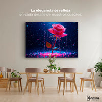 Cuadros Decorativos Canvas Revolution | Rosa Magia Pura | Montaje4