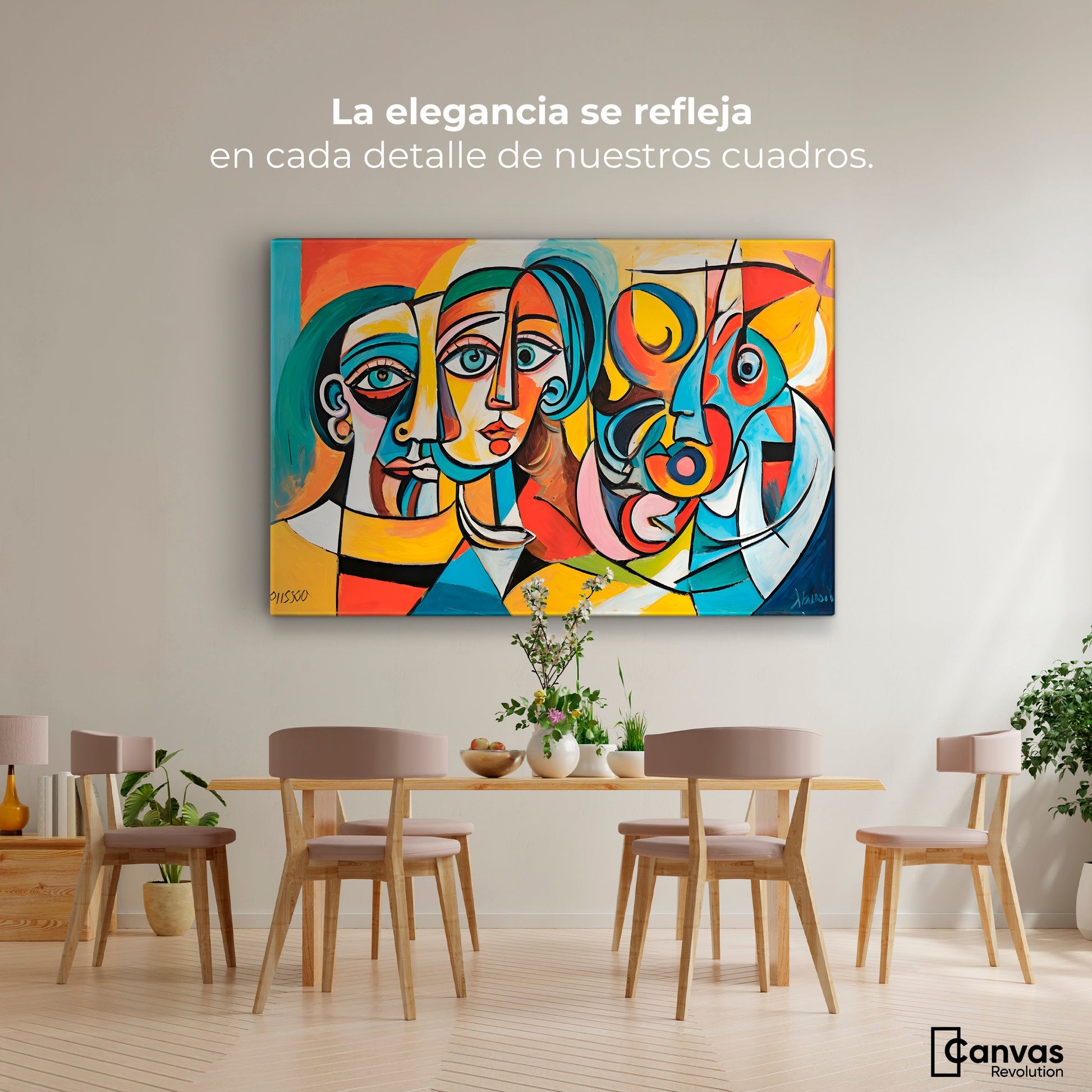 Cuadros Decorativos Canvas Revolution | Rostros Modernos | Montaje4