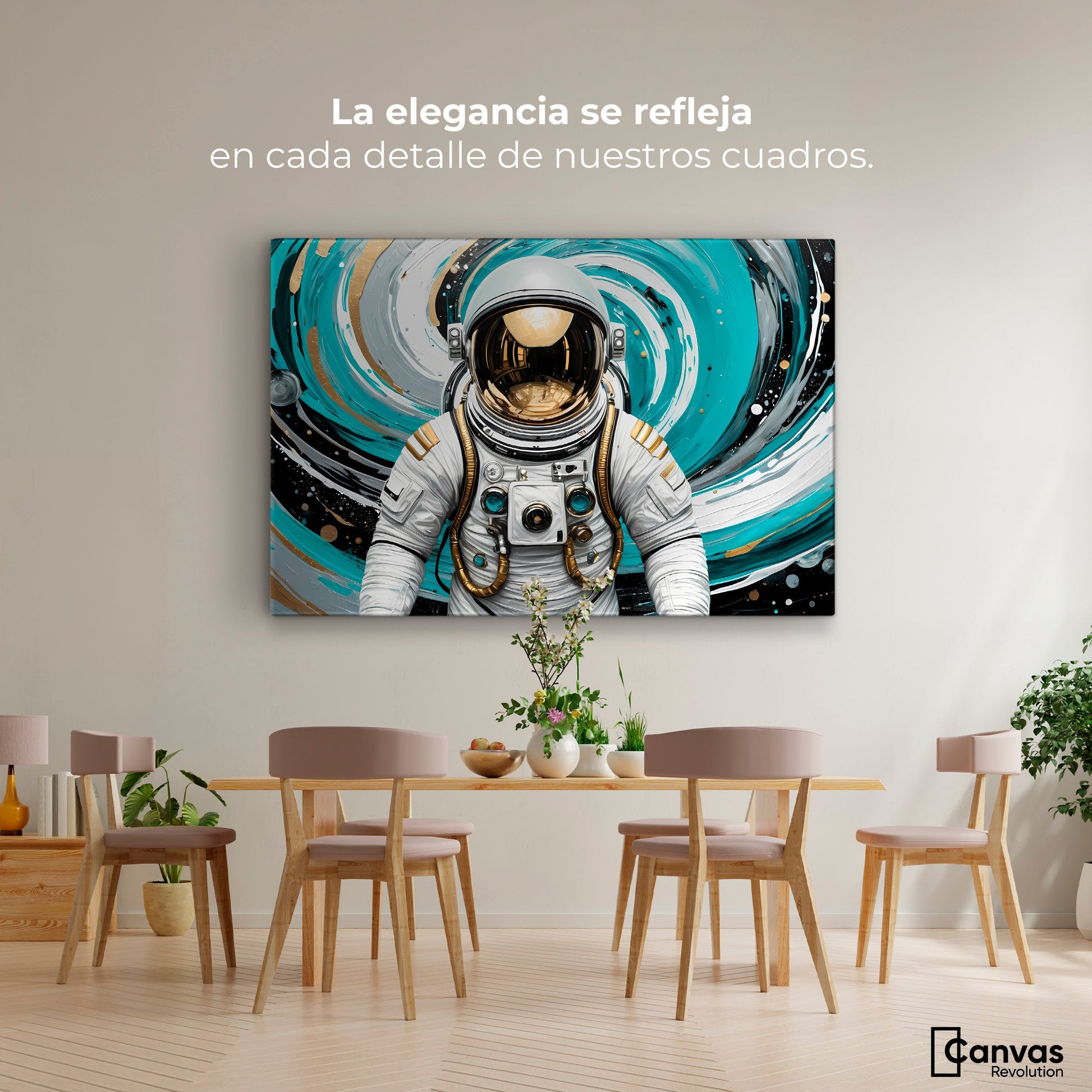 Cuadros Decorativos Canvas Revolution | Sueno De Astronauta | Montaje4