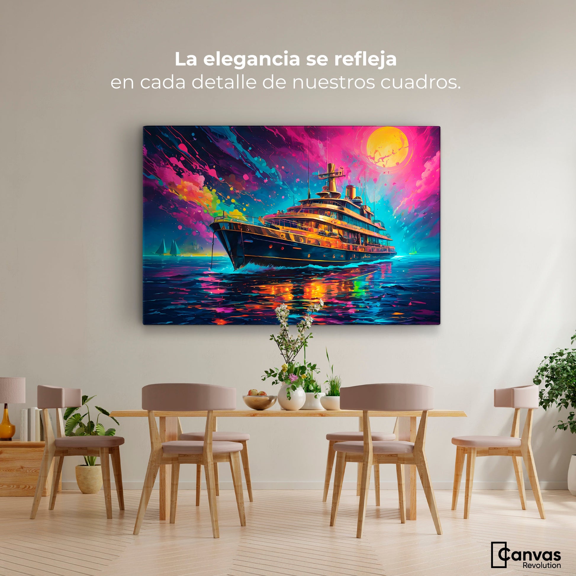 Cuadros Decorativos Canvas Revolution | Suenos Nauticos | Montaje4