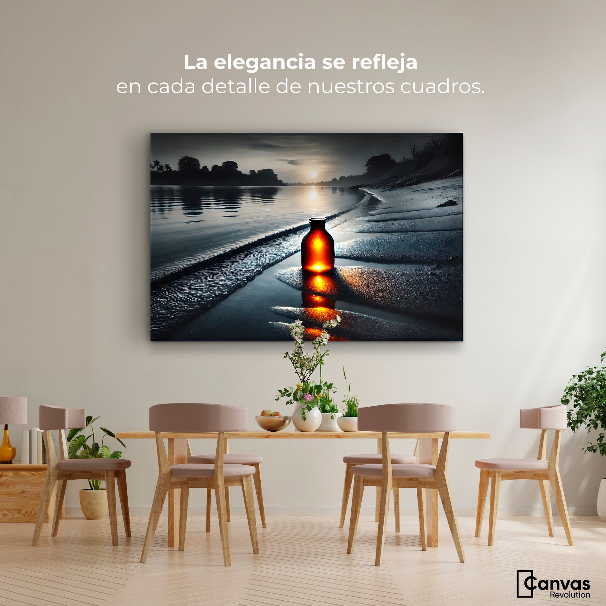 Cuadros Decorativos Canvas Revolution | Tesoro De Playa | Montaje4