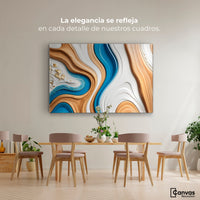 Cuadros Decorativos Canvas Revolution | Texturas Naturales | Montaje4