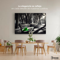 Cuadros Decorativos Canvas Revolution | Verde En Descanso | Montaje4