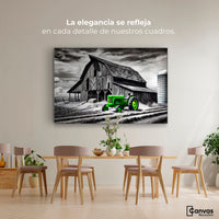 Cuadros Decorativos Canvas Revolution | Verde En La Granja | Montaje4