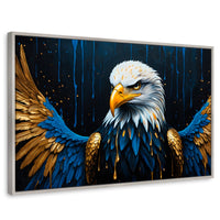 Cuadros Decorativos Canvas Revolution | Abrazo Majestuoso | Rectangular | Portada | Marco Plateado