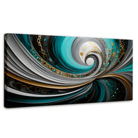 Cuadros Decorativos Canvas Revolution | Abstraccion Lunar | Panoramico | Portada