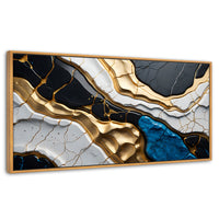 Cuadros Decorativos Canvas Revolution | Abstracto Dorado | Panoramico | Portada