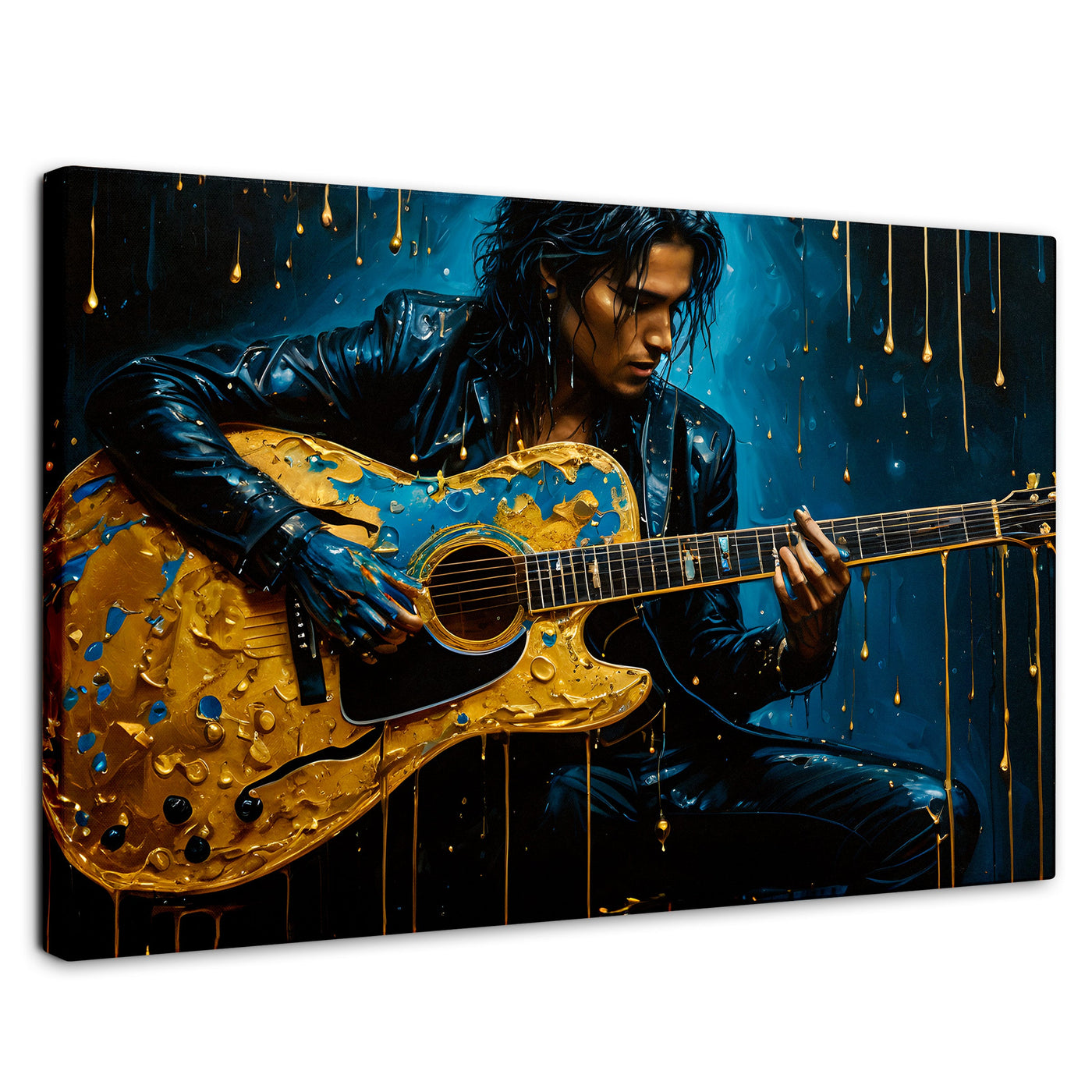 Cuadros Decorativos Canvas Revolution | Acordes Dorados | Rectangular | Portada | Marco SinMarco