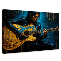 Cuadros Decorativos Canvas Revolution | Acordes Dorados | Rectangular | Portada | Marco SinMarco