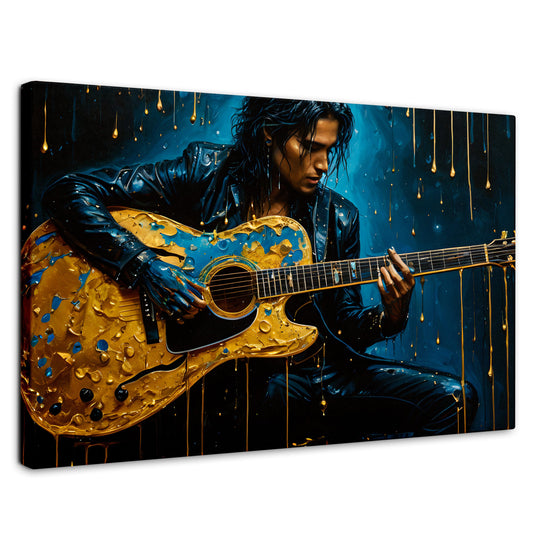 Cuadros Decorativos Canvas Revolution | Acordes Dorados | Rectangular | Portada | Marco SinMarco
