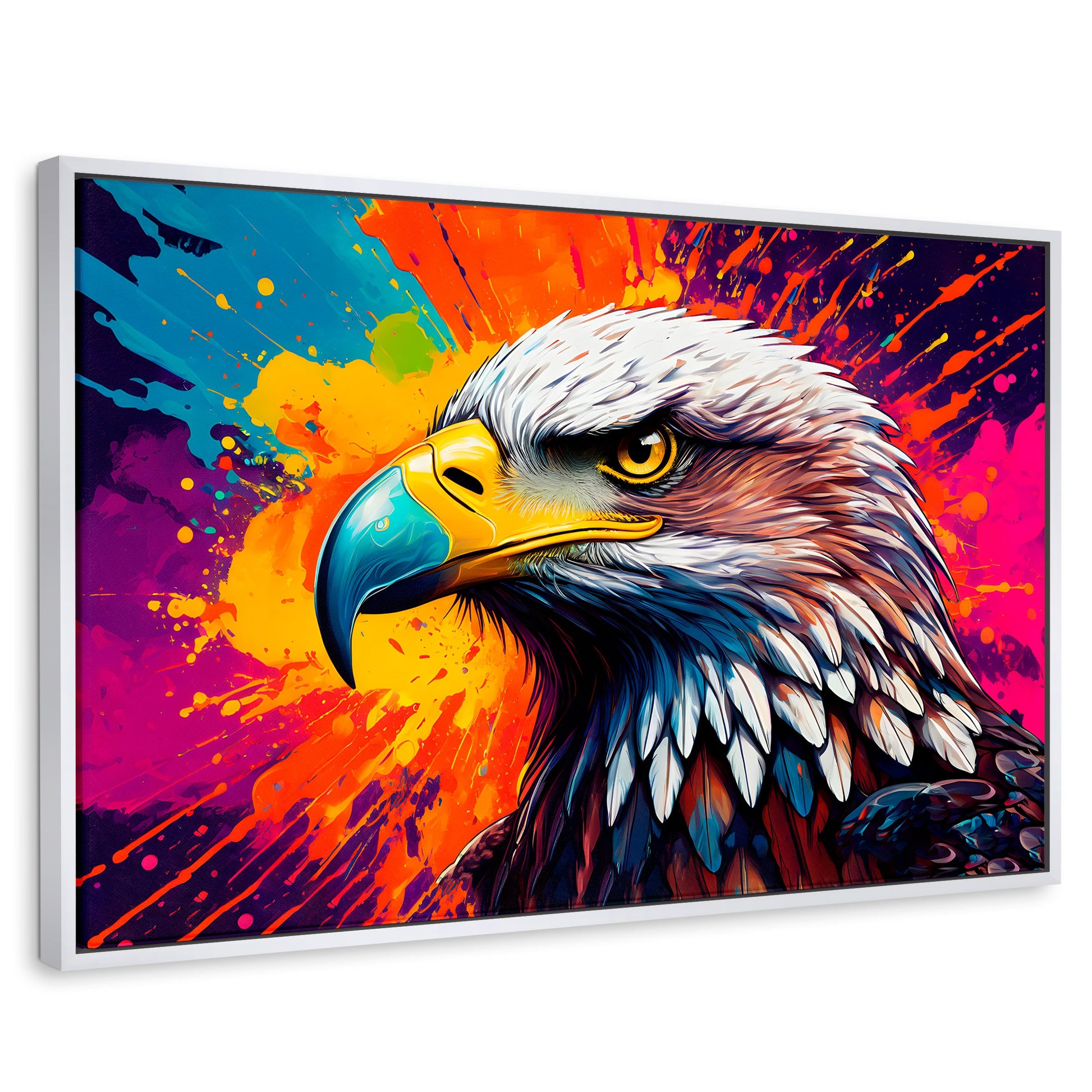 Cuadros Decorativos Canvas Revolution | Aguila Arcoiris | Rectangular | Portada