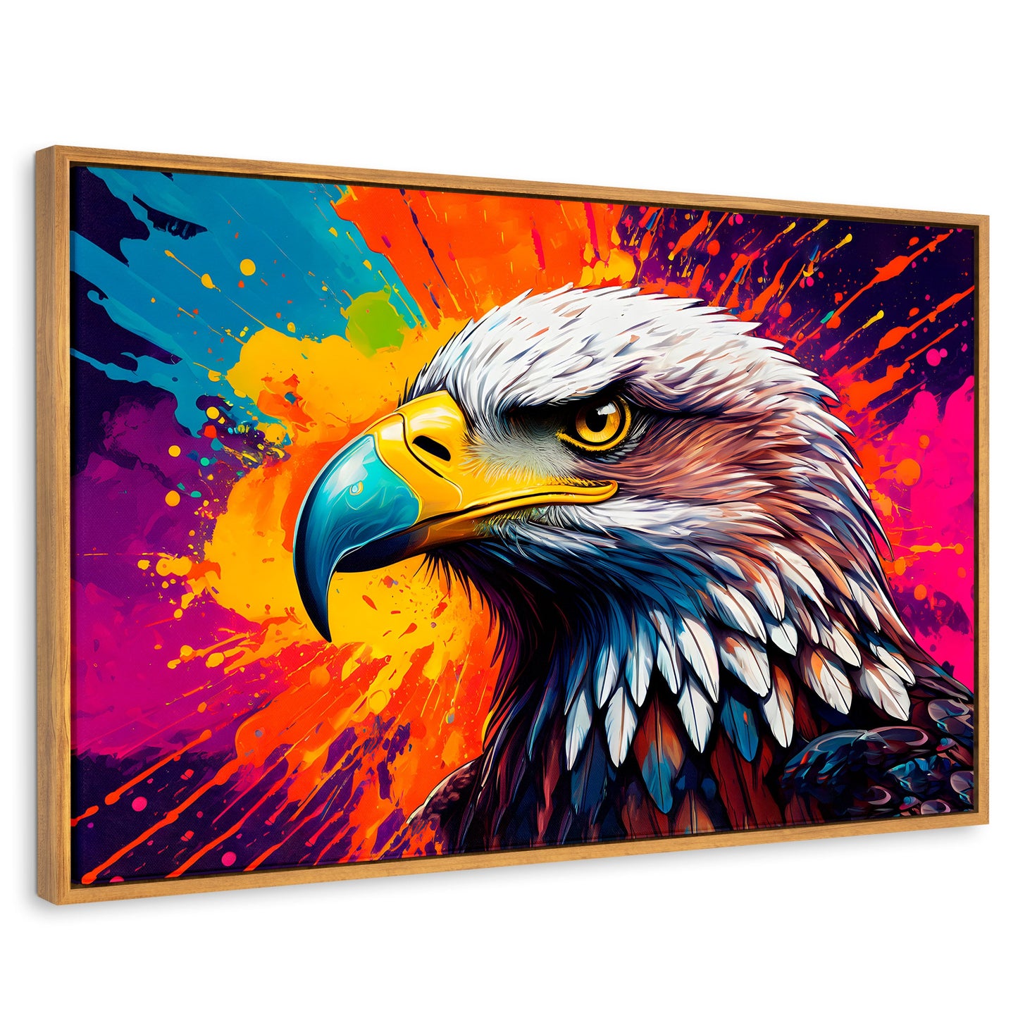 Cuadros Decorativos Canvas Revolution | Aguila Arcoiris | Rectangular | Portada