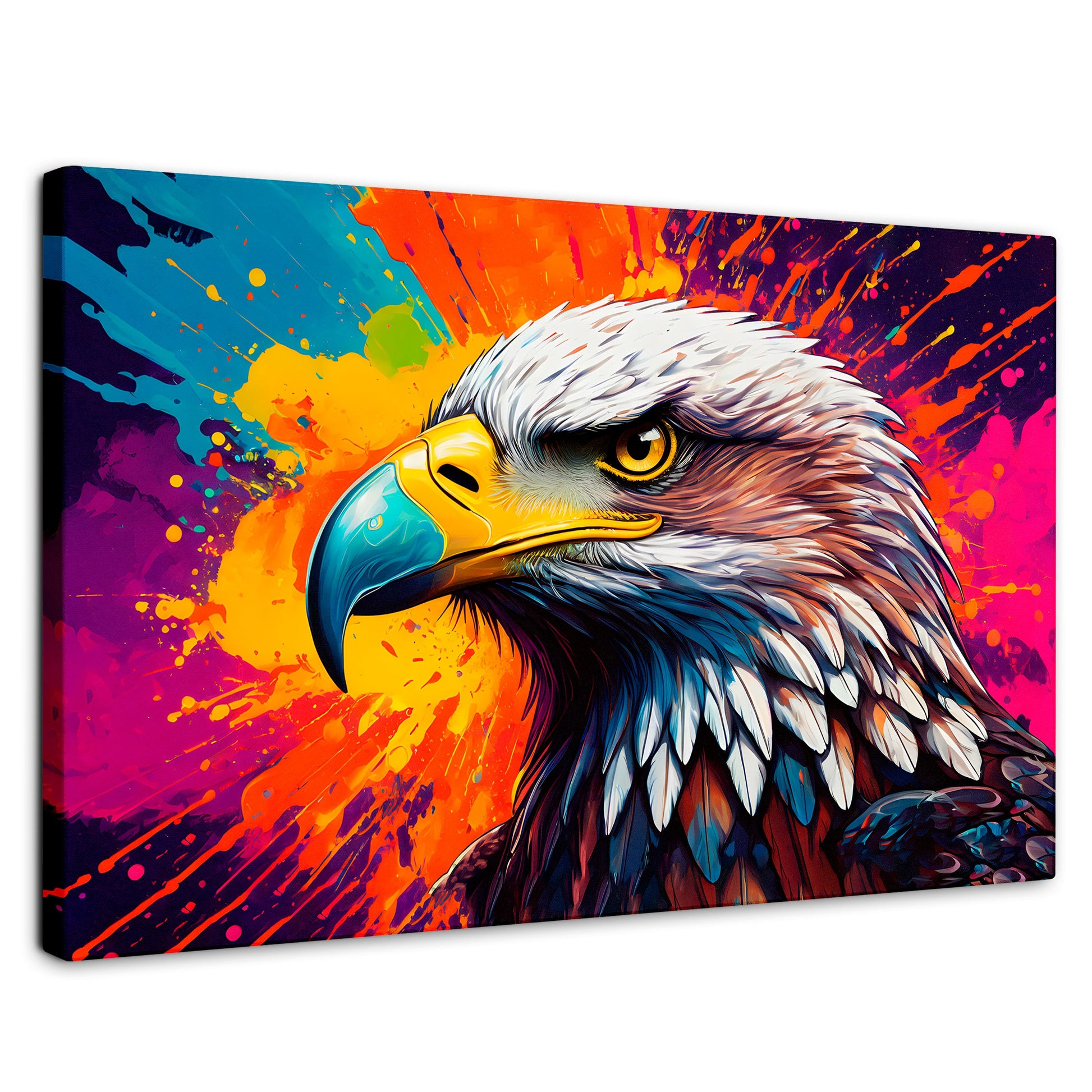 Cuadros Decorativos Canvas Revolution | Aguila Arcoiris | Rectangular | Portada