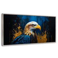 Cuadros Decorativos Canvas Revolution | Aguila Majestuosa | Panoramico | Portada | Marco Blanco