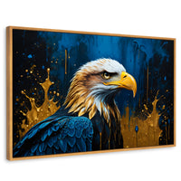 Cuadros Decorativos Canvas Revolution | Aguila Majestuosa | Rectangular | Portada | Marco Madera