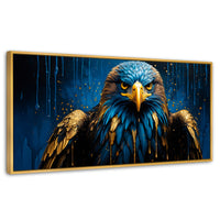 Cuadros Decorativos Canvas Revolution | Aguila Vibrante | Panoramico | Portada | Marco Madera