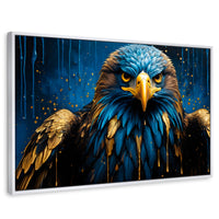 Cuadros Decorativos Canvas Revolution | Aguila Vibrante | Rectangular | Portada | Marco Blanco