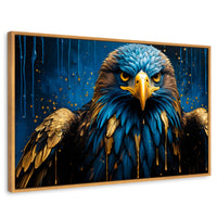 Cuadros Decorativos Canvas Revolution | Aguila Vibrante | Rectangular | Portada | Marco Madera