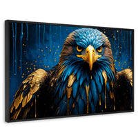 Cuadros Decorativos Canvas Revolution | Aguila Vibrante | Rectangular | Portada | Marco Negro