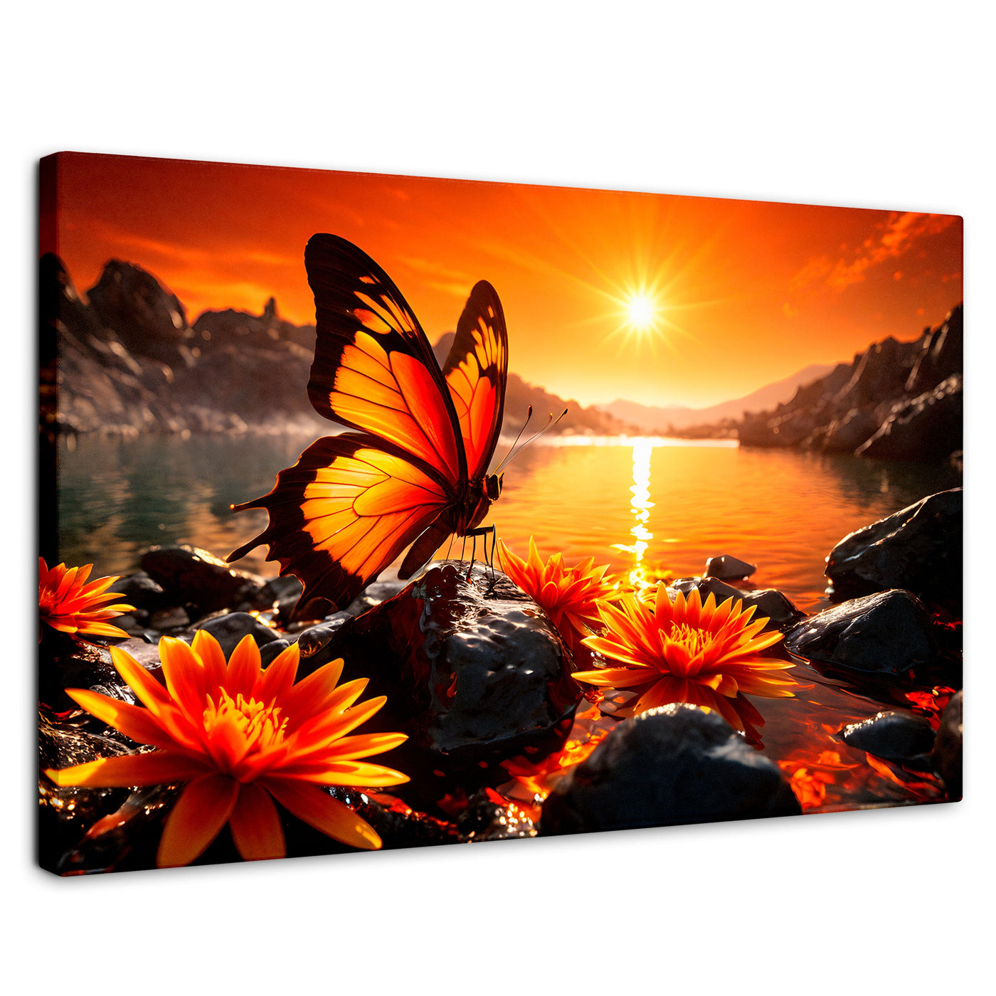 Cuadros Decorativos Canvas Revolution | Alas Al Amanecer | Rectangular | Portada | Marco SinMarco
