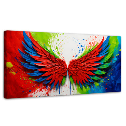 Cuadros Decorativos Canvas Revolution | Alas Angel Brillo | Panoramico | Portada | Marco SinMarco