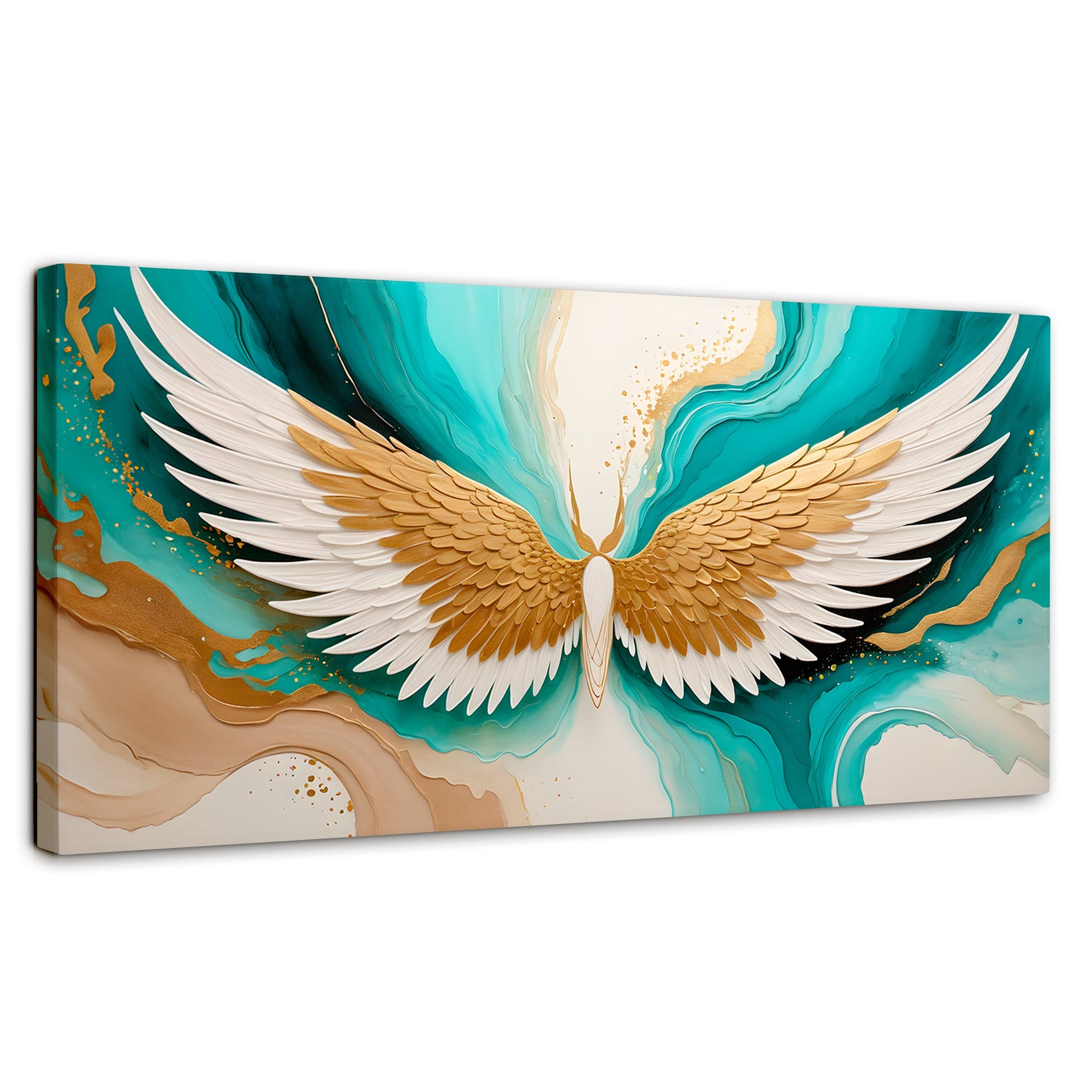 Cuadros Decorativos Canvas Revolution | Alas Angel Deco | Panoramico | Portada | Marco SinMarco