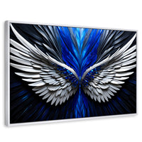 Cuadros Decorativos Canvas Revolution | Alas Angel Energia | Rectangular | Portada | Marco Blanco