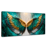 Cuadros Decorativos Canvas Revolution | Alas Angel Eternas | Panoramico | Portada | Marco SinMarco