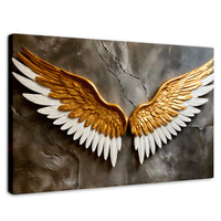 Cuadros Decorativos Canvas Revolution | Alas Angel Eterno | Rectangular | Portada | Marco SinMarco