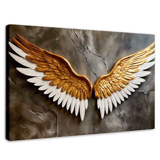 Cuadros Decorativos Canvas Revolution | Alas Angel Eterno | Rectangular | Portada | Marco SinMarco