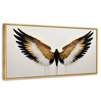 Cuadros Decorativos Canvas Revolution | Alas Angel Fusion | Panoramico | Portada | Marco Madera